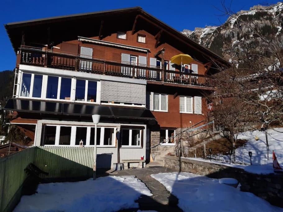 Apartment Chalet Im Sunnigen Usblick Wengen Exterior foto